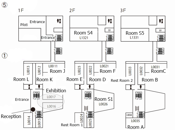 venue map - Lecture Hall Building & Building 13