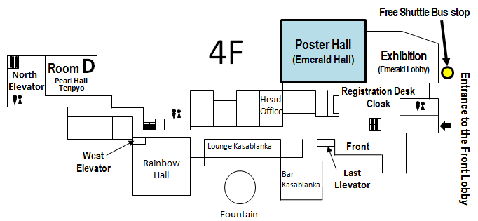 Shiroyama Kanko Hotel 4th floor map