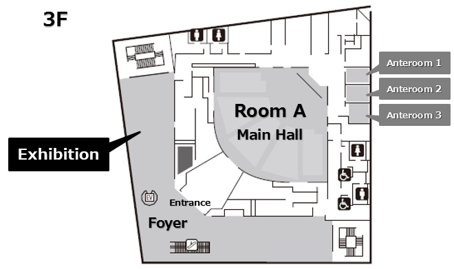 Toyama International Conference Center - 2F map  