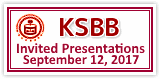 KSBB Invited Presentations September 12, 2017