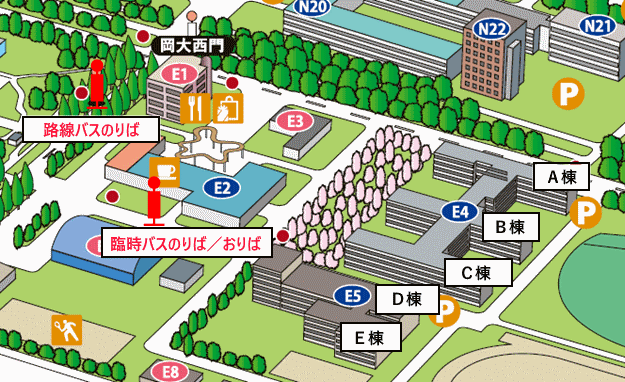 バス停案内図