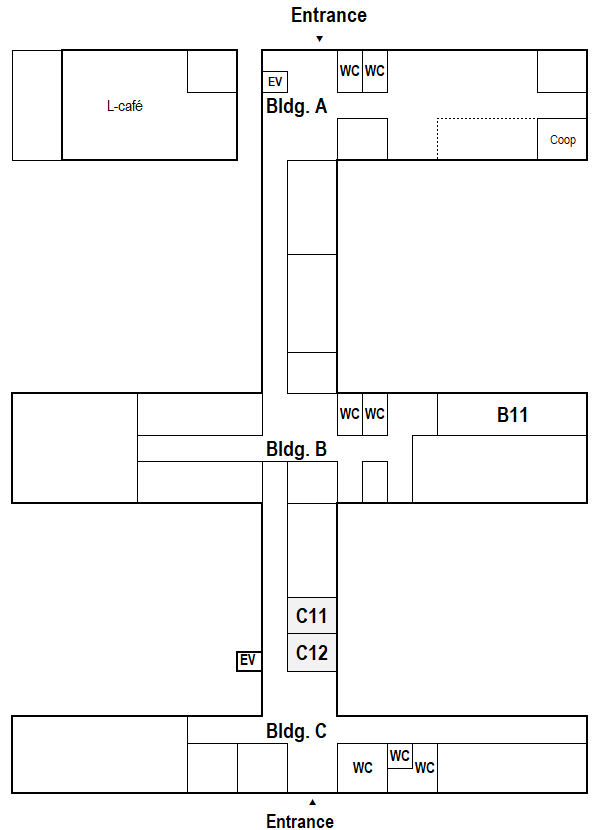 Center for General Education  (Bldgs A, B, C) 1F