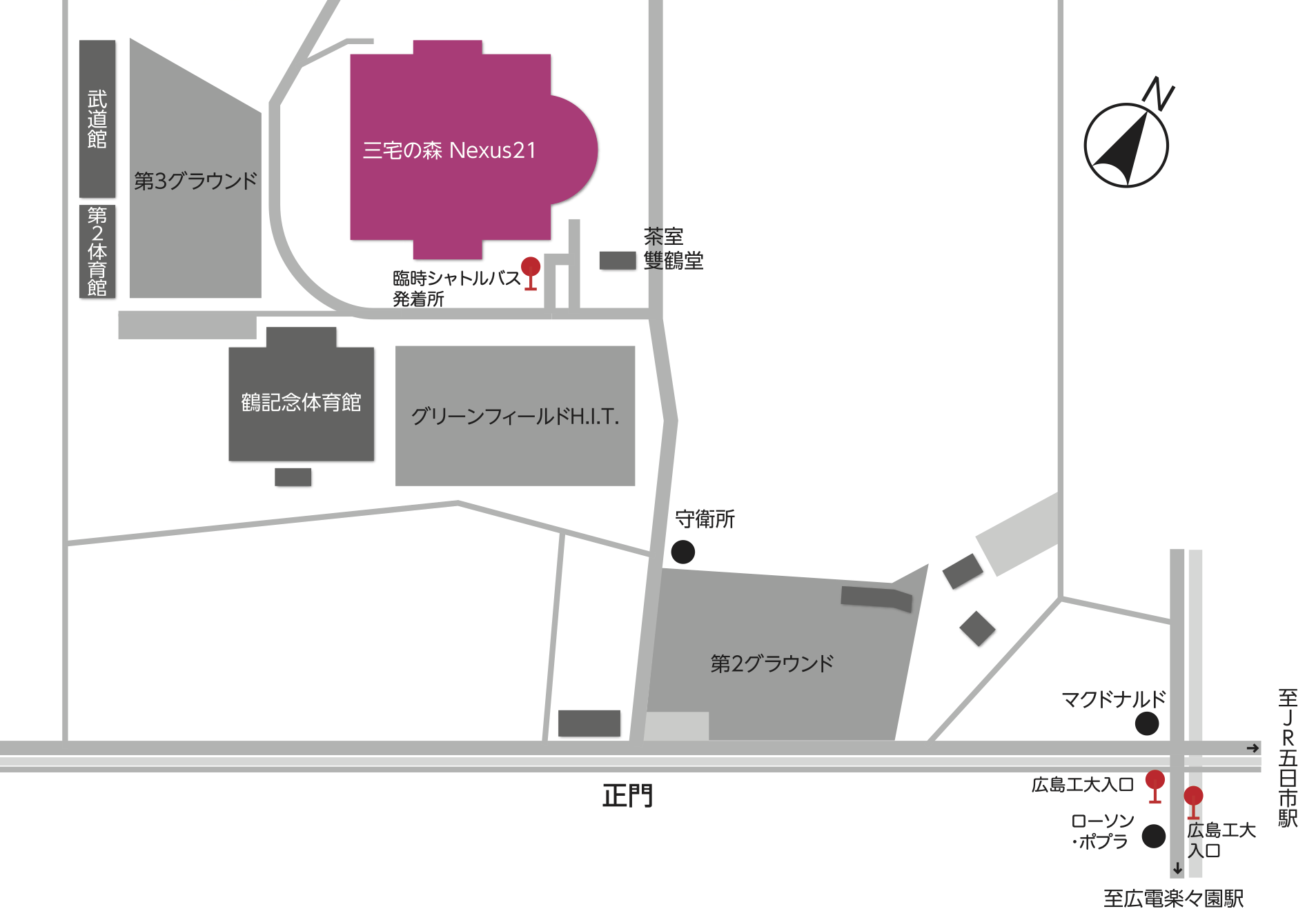 会場周辺キャンパス図