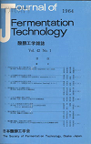 Journal of Fermentation Technology cover