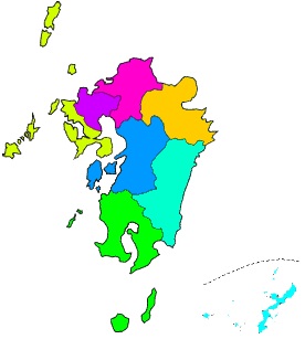 kyushu map