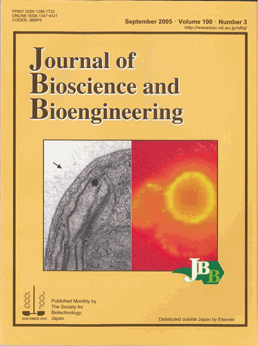 Journal of Bioscience and Bioengineering Vol. 100, No. 3 (September 2005) Cover