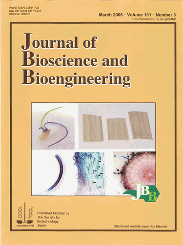 Journal of Bioscience and Bioengineering Vol. 101, No. 3  (March 2006) Cover