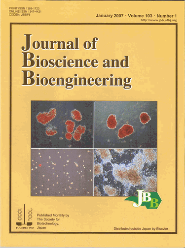 Journal of Bioscience and Bioengineering Vol. 103, No. 1 (January 2007)  Cover