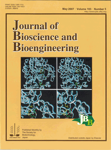 Journal of Bioscience and Bioengineering Vol. 103, No. 5 (May 2007)  Cover