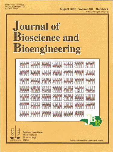 Journal of Bioscience and Bioengineering Vol. 104, No. 2  (August 2007)  Cover