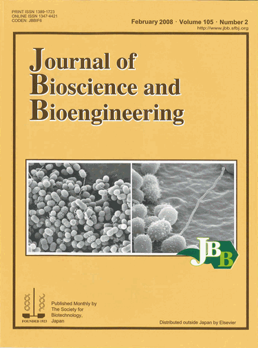 Journal of Bioscience and Bioengineering Vol. 105, No. 2  (February 2008)   Cover