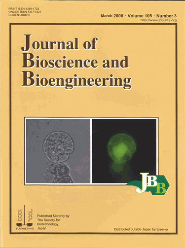 Journal of Bioscience and Bioengineering Vol. 105, No. 3 (March 2008)  Cover