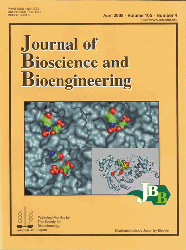 Journal of Bioscience and Bioengineering Vol. 105, No. 4  (April 2008)  Cover