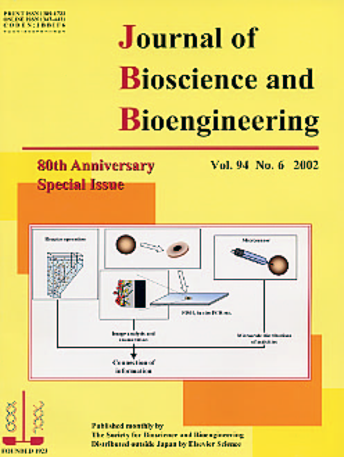 Journal of Bioscience and Bioengineering Vol. 94, No. 6 (December 2002) Cover