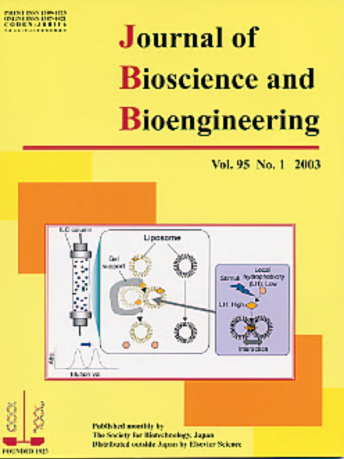 Journal of Bioscience and Bioengineering Vol. 95 (2003) Cover