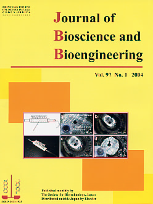 Journal of Bioscience and Bioengineering Vol. 97, No. 1 (January 2004) Cover