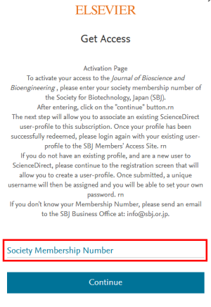 JBB member's code activation